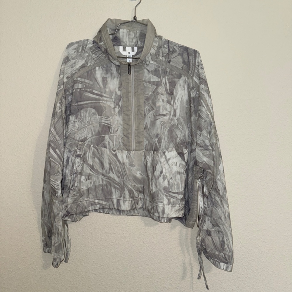 lightweight woven side snap anorak - Picture 3 of 7